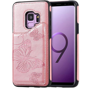 New Luxury Embossing Wallet Cover For SAMSUNG S9-Fast Delivery - Libiyi