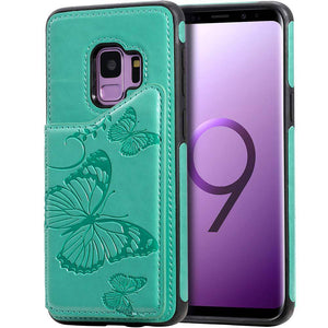 New Luxury Embossing Wallet Cover For SAMSUNG S9-Fast Delivery - Libiyi