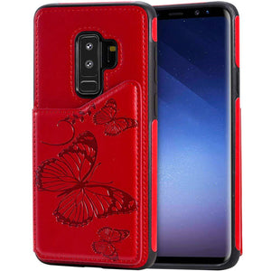 New Luxury Embossing Wallet Cover For SAMSUNG S9 Plus-Fast Delivery - Libiyi