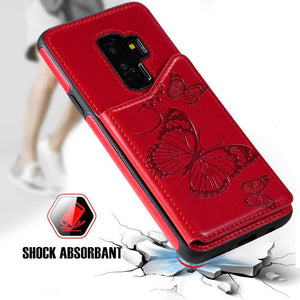 New Luxury Embossing Wallet Cover For SAMSUNG S9 Plus-Fast Delivery - Libiyi