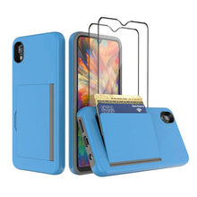 Carregar imagem no visualizador da galeria, Armor Protective Card Holder Case for Samsung A10e With 2-PACK Screen Protectors - Libiyi