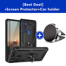 Carregar imagem no visualizador da galeria, Luxury Armor Ring Bracket Phone Case For Samsung A21S-Fast Delivery - Libiyi