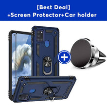 Carregar imagem no visualizador da galeria, Luxury Armor Ring Bracket Phone Case For Samsung A21S-Fast Delivery - Libiyi