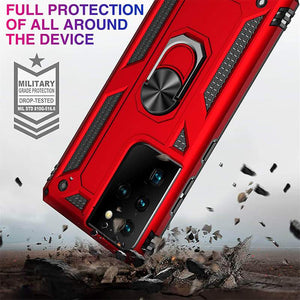 Luxury Armor Ring Bracket Phone Case For Samsung Galaxy - Libiyi