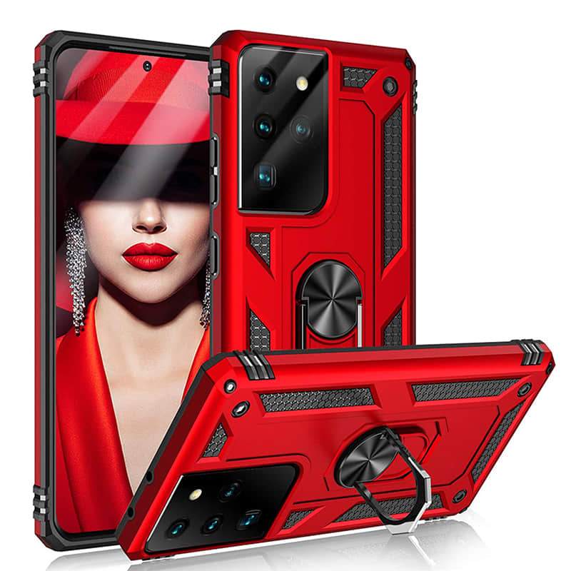 Luxury Armor Ring Bracket Phone Case For Samsung Galaxy - Libiyi