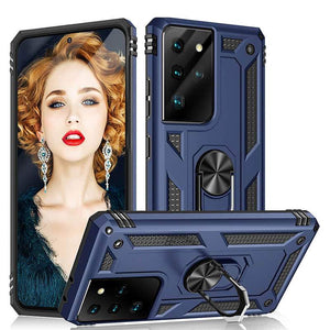 Luxury Armor Ring Bracket Phone Case For Samsung Galaxy - Libiyi