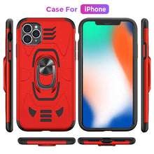 Laden Sie das Bild in den Galerie-Viewer, 2022 Anti Fall Rugged Shield Ring Bracket Phone case For iPhone 12 Series - Libiyi