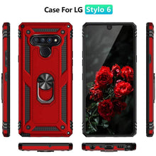 Cargar imagen en el visor de la galería, 2021 New Luxury Armor Ring Bracket Phone case For LG Stylo6-Fast Delivery - Libiyi