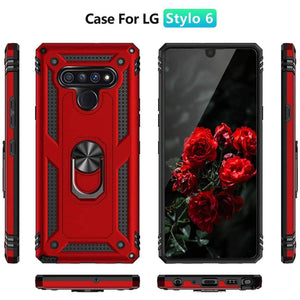 2021 New Luxury Armor Ring Bracket Phone case For LG Stylo6-Fast Delivery - Libiyi