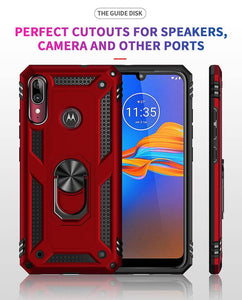 2022 Luxury Armor Ring Bracket Phone case For MOTO E6 Plus-Fast Delivery - Libiyi