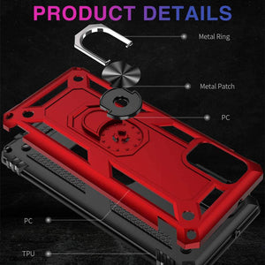 Luxury Armor Ring Bracket Phone Case For Samsung Note20-Fast Delivery - Libiyi