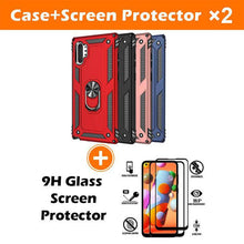 Carregar imagem no visualizador da galeria, Luxury Armor Ring Bracket Phone Case For Samsung Note 10 Plus-Fast Delivery - Libiyi