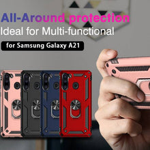 Charger l&#39;image dans la galerie, Luxury Armor Ring Bracket Phone Case For Samsung A21-Fast Delivery - Libiyi