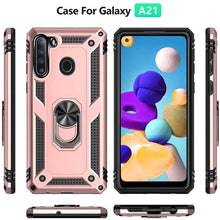 Carregar imagem no visualizador da galeria, Luxury Armor Ring Bracket Phone Case For Samsung A21-Fast Delivery - Libiyi