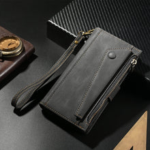 Carregar imagem no visualizador da galeria, Luxury Leather Zipper Wallet Case For iPhone - Libiyi