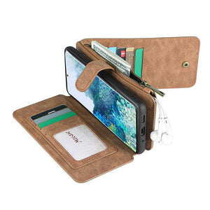 Multifunctional Magnetic Card Wallet Phone Case For Samsung A Series - Libiyi