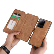 Charger l&#39;image dans la galerie, Multifunctional Magnetic Card Wallet Phone Case For Samsung A Series - Libiyi