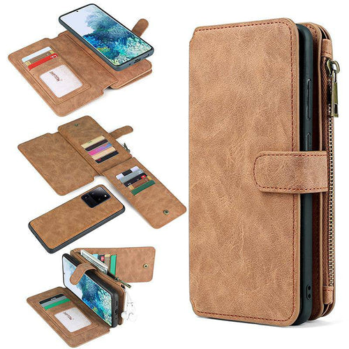 Multifunctional Magnetic Card Wallet Phone Case For Samsung A Series - Libiyi