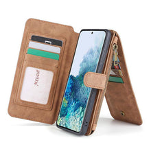 Cargar imagen en el visor de la galería, Multifunctional Magnetic Card Wallet Phone Case For Samsung A Series - Libiyi