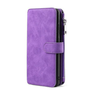 Multifunctional Magnetic Card Wallet Phone Case For Samsung A Series - Libiyi