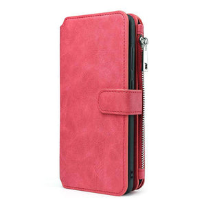 Multifunctional Magnetic Card Wallet Phone Case For Samsung A Series - Libiyi