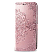 Laden Sie das Bild in den Galerie-Viewer, 2022 Luxury Embossed Mandala Leather Wallet Flip Case for Samsung A21 - Libiyi