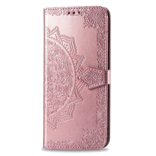 2022 Luxury Embossed Mandala Leather Wallet Flip Case for Samsung A21 - Libiyi