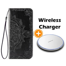 Charger l&#39;image dans la galerie, 2022 Luxury Embossed Mandala Leather Wallet Flip Case for Samsung A21 - Libiyi