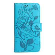 Load image into Gallery viewer, 3D Embossed Rose Wallet iPhone Case - Libiyi