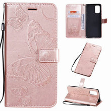 Cargar imagen en el visor de la galería, 3D Embossed Butterfly Wallet Phone Case For Samsung - Libiyi