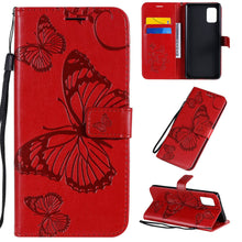 Laden Sie das Bild in den Galerie-Viewer, 3D Embossed Butterfly Wallet Phone Case For Samsung - Libiyi