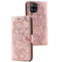 Load image into Gallery viewer, 3D Embossed Rose Wallet Case For Samsung A12 - Libiyi