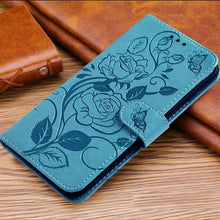 Charger l&#39;image dans la galerie, 3D Embossed Rose Wallet Case For Samsung A12 - Libiyi