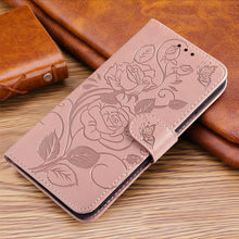 Charger l&#39;image dans la galerie, 3D Embossed Rose Wallet Case For Samsung A12 - Libiyi