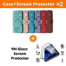 Cargar imagen en el visor de la galería, 3D Embossed Rose Wallet Case For Samsung A12 - Libiyi