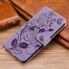 Charger l&#39;image dans la galerie, 3D Embossed Rose Wallet Case For Samsung A12 - Libiyi