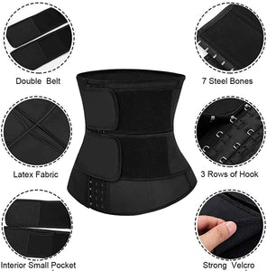 Women Waist Trainer Corset Sport Girdle Slimming Shaper(Sauna Sweat Faja) - Libiyi