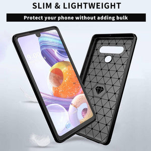 Luxury Carbon Fiber Case For LG K51-Fast Delivery - Libiyi