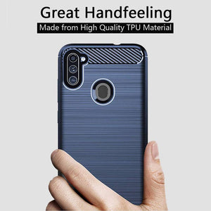 Luxury Carbon Fiber Case For Samsung A11(US and EU Version) - Libiyi