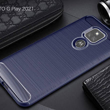 Charger l&#39;image dans la galerie, Luxury Carbon Fiber Case For Moto E7 With Screen Protector - Libiyi