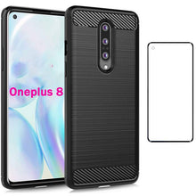 Cargar imagen en el visor de la galería, Luxury Carbon Fiber Case For OnePlus 8 With Screen Protector - Libiyi