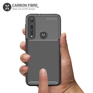 Carbon Fiber TPU Ultra Slim Fibre Case For Moto - Libiyi