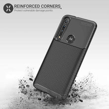 Load image into Gallery viewer, Carbon Fiber TPU Ultra Slim Fibre Case For Moto - Libiyi