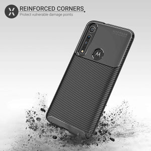 Carbon Fiber TPU Ultra Slim Fibre Case For Moto - Libiyi