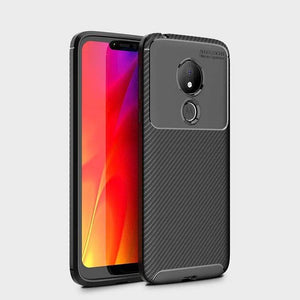 Carbon Fiber TPU Ultra Slim Fibre Case For Moto - Libiyi