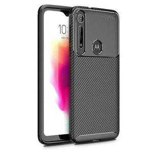 Carbon Fiber TPU Ultra Slim Fibre Case For Moto - Libiyi