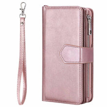 Cargar imagen en el visor de la galería, High-quality Split Magnetic 2-in-1 Zipper Wallet Case For Samsung - Libiyi