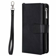 Cargar imagen en el visor de la galería, High-quality Split Magnetic 2-in-1 Zipper Wallet Case For Samsung - Libiyi