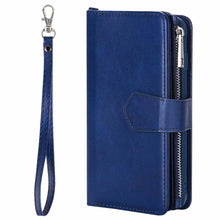 Cargar imagen en el visor de la galería, High-quality Split Magnetic 2-in-1 Zipper Wallet Case For Samsung - Libiyi