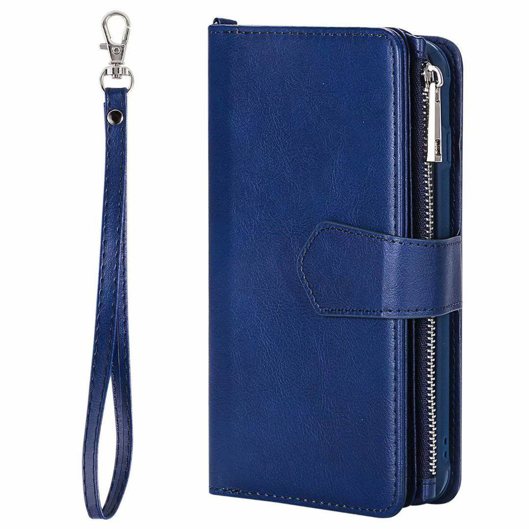 High-quality Split Magnetic 2-in-1 Zipper Wallet Case For Samsung - Libiyi